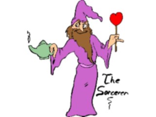 Sticker Custom Preview Image #057307 Fantasy Medieval Images The Sorcerer