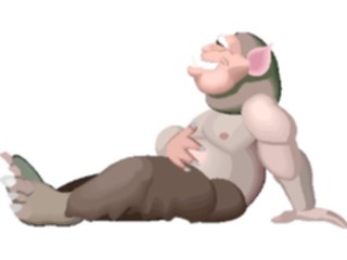 Sticker Custom Preview Image #057357 Fantasy Medieval Images Troll Laughing