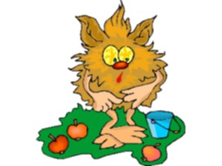 Sticker Custom Preview Image #057364 Fantasy Medieval Images Trollwith Apples