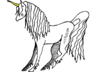 Sticker Custom Preview Image #057410 Fantasy Medieval Images Unicorn20