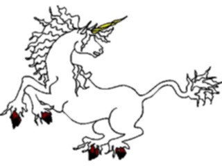 Sticker Custom Preview Image #057413 Fantasy Medieval Images Unicorn23