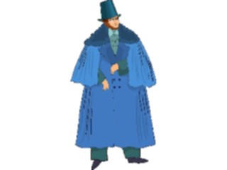 Sticker Custom Preview Image #057426 Fantasy Medieval Images Victorian Manin Overcoat