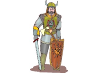 Sticker Custom Preview Image #057454 Fantasy Medieval Images Vikingwith Sword3