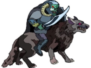 Sticker Custom Preview Image #057461 Fantasy Medieval Images Warrior Knighton Wolf