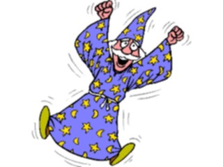 Sticker Custom Preview Image #057554 Fantasy Medieval Images Wizard Happy