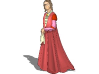 Sticker Custom Preview Image #057607 Fantasy Medieval Images Womanwith Kerchief