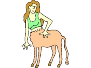 Sticker Custom Preview Image #057615 Fantasy Medieval Images Woman Deer