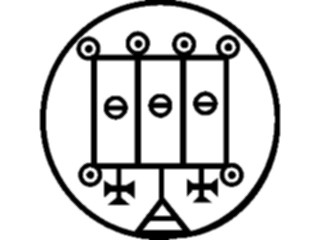 Sticker Custom Preview Image #057828 Fantasy Medieval Symbols White Magic Furcas