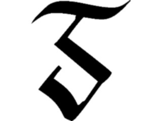 Sticker Custom Preview Image #058054 Fantasy Medieval Tolkein Scripts Tengwanda Gothic Ld Alda
