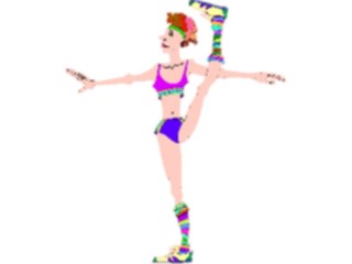 Sticker Custom Preview Image #058179 Fitness Cartoons General Aerobics08