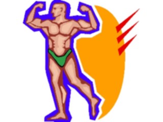 Sticker Custom Preview Image #058219 Fitness Cartoons General Body Builder18