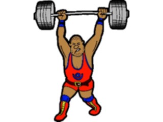 Sticker Custom Preview Image #058411 Fitness Cartoons General Weight Lifting67