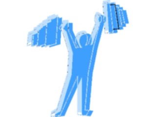 Sticker Custom Preview Image #058413 Fitness Cartoons General Weight Lifting69