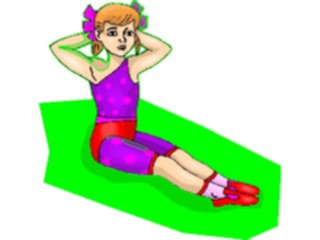 Sticker Custom Preview Image #059087 Fitness Stretching Exercise Exercise14