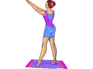 Sticker Custom Preview Image #059095 Fitness Stretching Exercise Exercise22