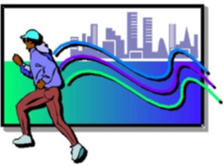 Sticker Custom Preview Image #059155 Fitness Stretching Exercise Jogging Woman5