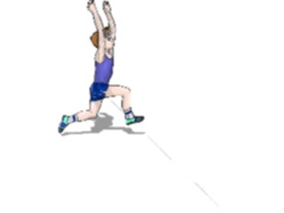 Sticker Custom Preview Image #059160 Fitness Stretching Exercise Jumping3