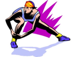 Sticker Custom Preview Image #059232 Fitness Stretching Exercise Stretch52
