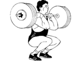 Sticker Custom Preview Image #059274 Fitness Stretching Exercise Weight Lifting12