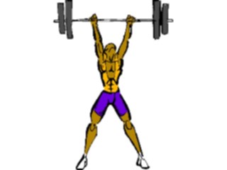 Sticker Custom Preview Image #059292 Fitness Stretching Exercise Weight Lifting30