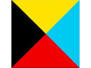 Sticker Custom Preview Image #059483 Flags Nautical Flags Zulu2