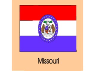 Sticker Custom Preview Image #059583 Flags U S A State Flags Missouri2