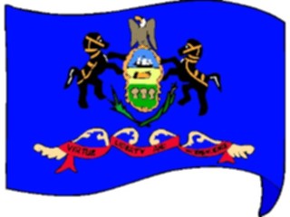 Sticker Custom Preview Image #059600 Flags U S A State Flags Pennsylvania
