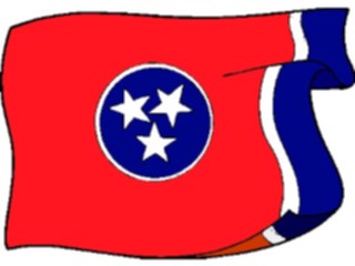 Sticker Custom Preview Image #059606 Flags U S A State Flags Tennessee2