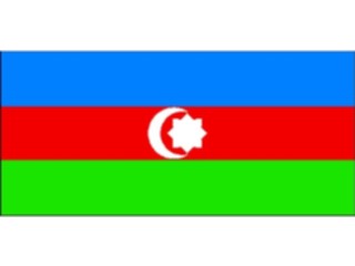 Sticker Custom Preview Image #059651 Flags World Azerbaijan1