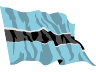 Sticker Custom Preview Image #059684 Flags World Botswana2