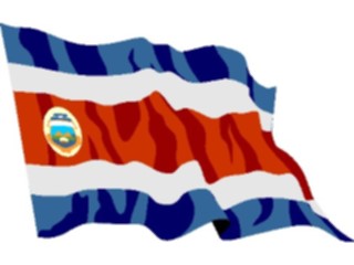Sticker Custom Preview Image #059725 Flags World Costa Rica2
