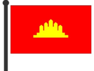 Sticker Custom Preview Image #059844 Flags World Kampuchea
