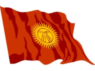 Sticker Custom Preview Image #059853 Flags World Kyrgyzstan2