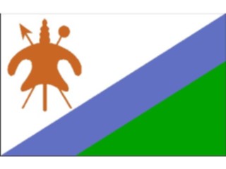 Sticker Custom Preview Image #059860 Flags World Lesotho