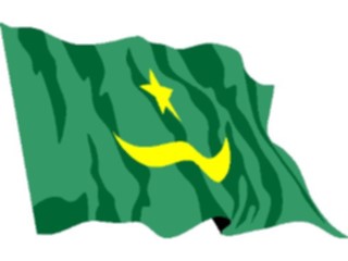 Sticker Custom Preview Image #059900 Flags World Mauritania2