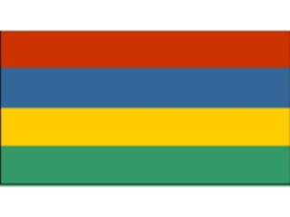 Sticker Custom Preview Image #059901 Flags World Mauritius1