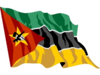 Sticker Custom Preview Image #059922 Flags World Mozambique2