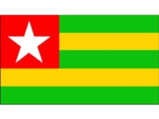 Sticker Custom Preview Image #060055 Flags World Togo1