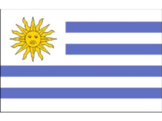 Sticker Custom Preview Image #060082 Flags World Uruguay1