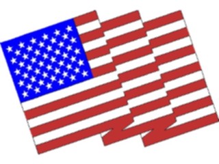 Sticker Custom Preview Image #060088 Flags World U S A4