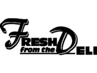 Sticker Custom Preview Image #060203 Food Drink Advertising Titles Freshfromthe Deli