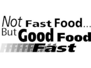 Sticker Custom Preview Image #060214 Food Drink Advertising Titles Good Food Fast