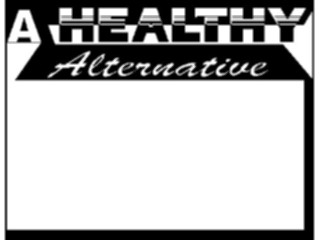 Sticker Custom Preview Image #060217 Food Drink Advertising Titles Healthy Alternative Frame