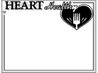 Sticker Custom Preview Image #060221 Food Drink Advertising Titles Heart Healthy Frame
