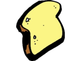 Sticker Custom Preview Image #060379 Food Drink Breads Cereals Bread Slice3