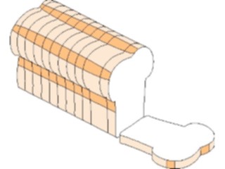 Sticker Custom Preview Image #060383 Food Drink Breads Cereals Bread Slices1