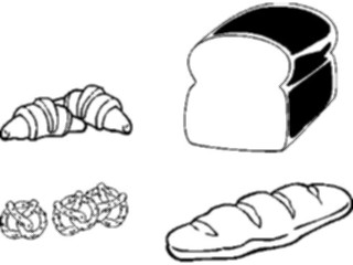 Sticker Custom Preview Image #060397 Food Drink Breads Cereals Breads Assorted3