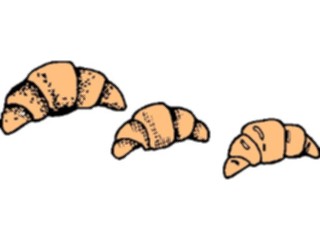 Sticker Custom Preview Image #060428 Food Drink Breads Cereals Croissants2