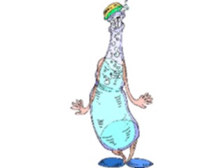 Sticker Custom Preview Image #060629 Food Drink Cartoons Bottle