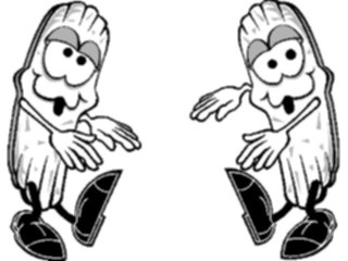 Sticker Custom Preview Image #060706 Food Drink Cartoons Chips Dancing